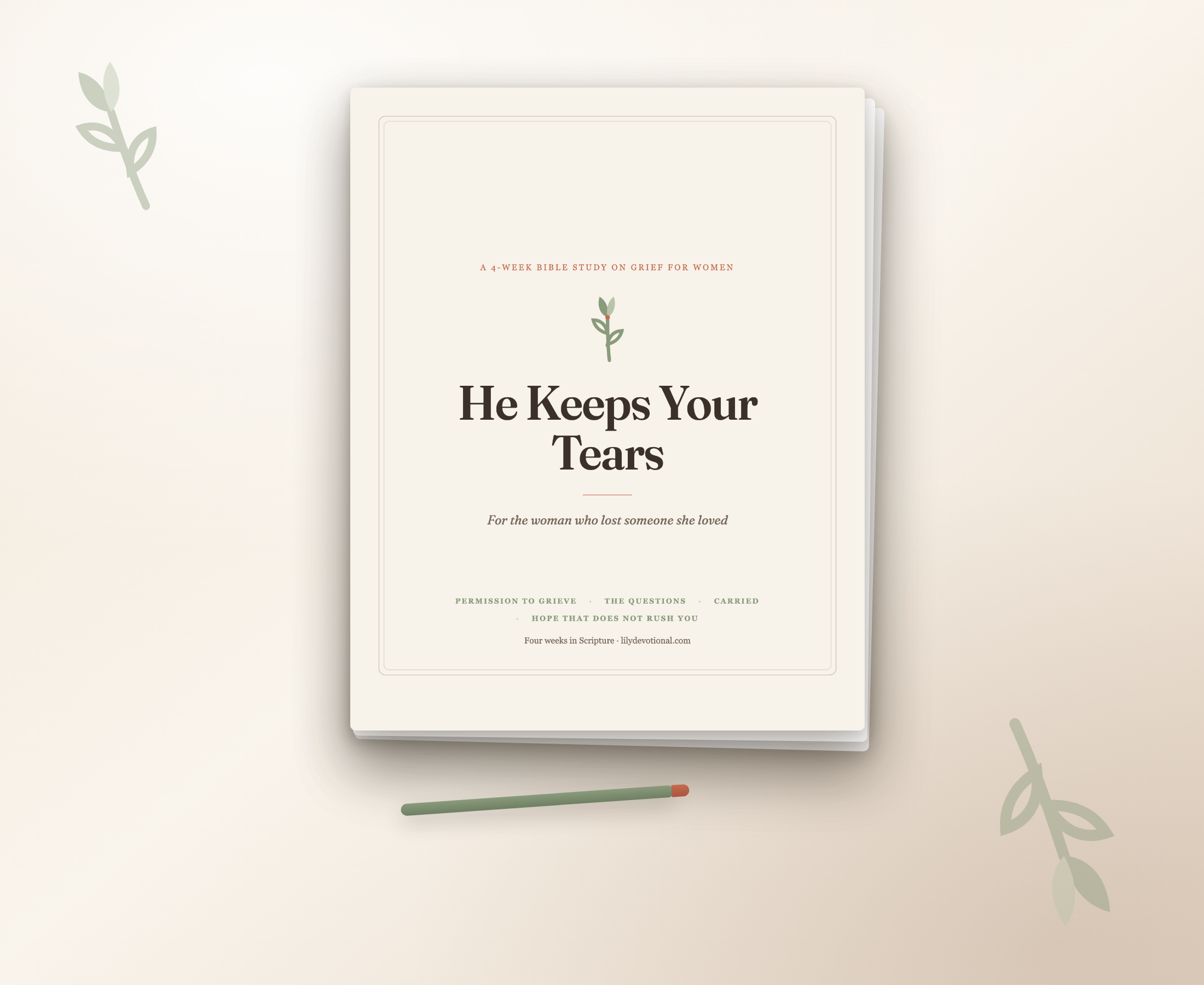 He Keeps Your Tears