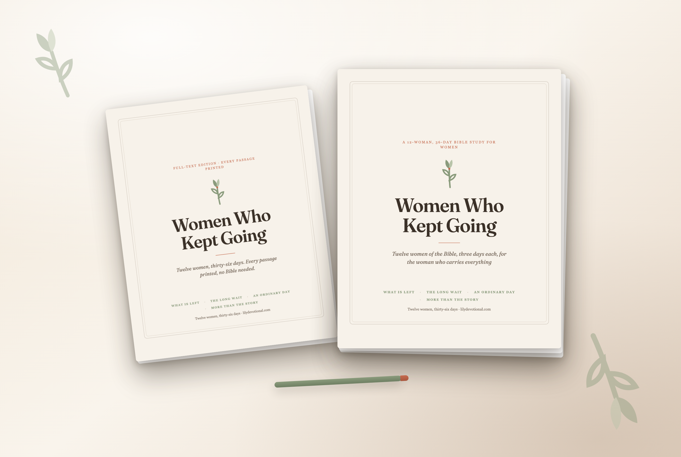 Women Who Kept Going: the study PDF and the full-text edition